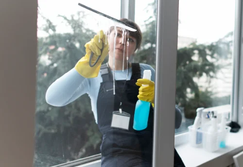 Nettoyage de vitres intérieures et extérieures à Brommat